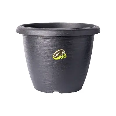 Vaso para Plantas Preto 1,2L