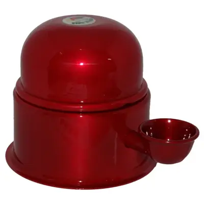 Bebedouro Alumínio Vida Mansa Vermelho 1,4L