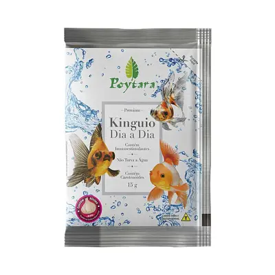 Ração Para Peixes Poytara Kinguio Dia Dia Sachê 15g
