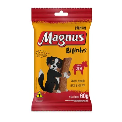 Bifinho Magnus Mastigável Cães Carne 60g