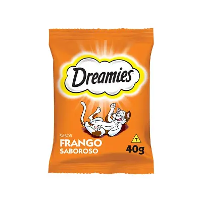 Petisco Dreamies Gatos Adultos Frango 40g