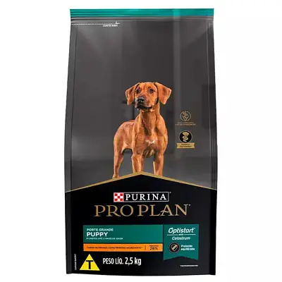 Ração Nestlé Purina Cães Pro Plan Filhotes Raças Gandes Frango 2,5kg