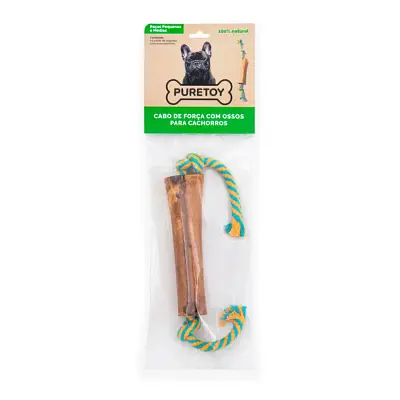 Brinquedo Cães Puretoy Cabo de Força Redonda Raça Peq/Médio