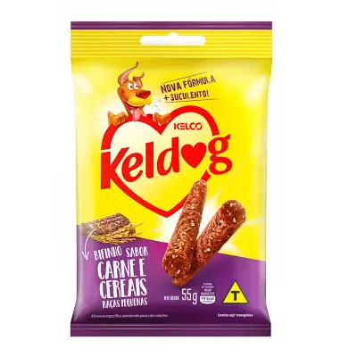 Bifinho Kelco Keldog Racas Pequenas Carne e Cereais 55g