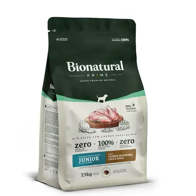 Ração Bionatural Prime Cães Raças Médias e Grandes Junior Frango 2,5Kg