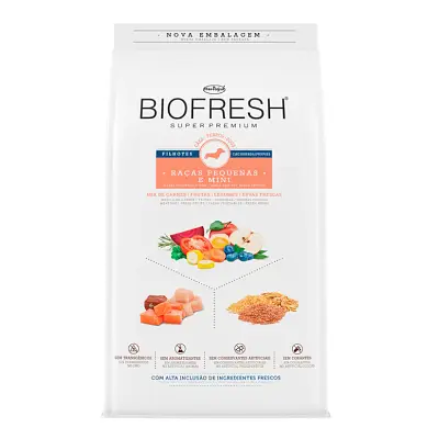 Ração Biofresh Cães Filhotes Raças Pequenas e Mini 3kg