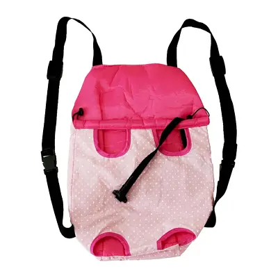 Bolsa São Pet Frontal Algodão Rosa N2