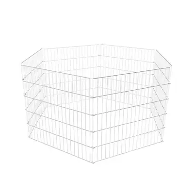 Cercado Aramado Canil 6 Partes P Jel Plast 60x60