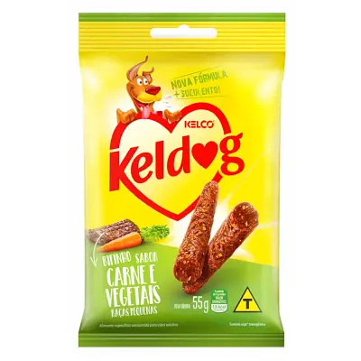 Bifinho Kelco Keldog Racas Pequenas Carne e Vegetais 55g
