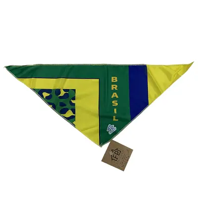 Bandana Copa Brasil Fábrica Pet Tamanho M