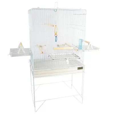 Viveiro Para Calopsita Confort Triplex Jel Plast Branco