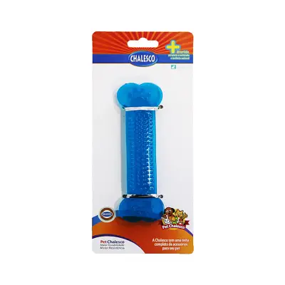 Brinquedo Mordedor Osso Massageador Chalesco Cores sortidas