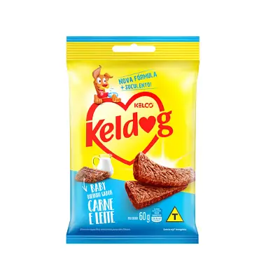 Bifinho Kelco Keldog Baby Carne e Leite 60g