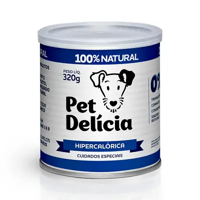 Ração Úmida Pet Delícia Cães Hipercalórica 320g