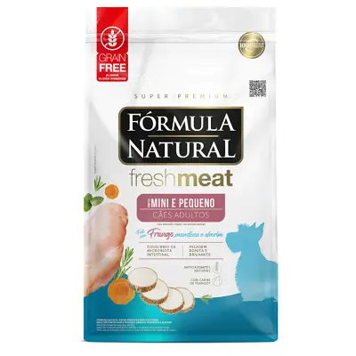 Ração Fórmula Natural Cães Fresh Meat Adulto Raças Mini e Pequenas 10,1Kg