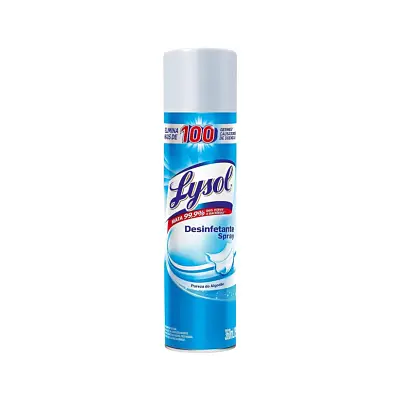 Desinfetante Spray Lysol Aero Pureza do Algodão 360ml