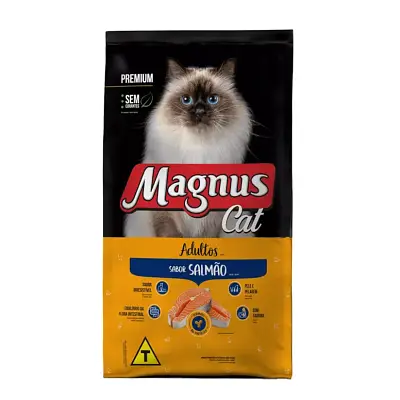 Ração Magnus Premium Gatos Adultos Salmão 1kg