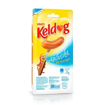 Petisco Kelco Keldog Salsicha de Frango para Cães 55g