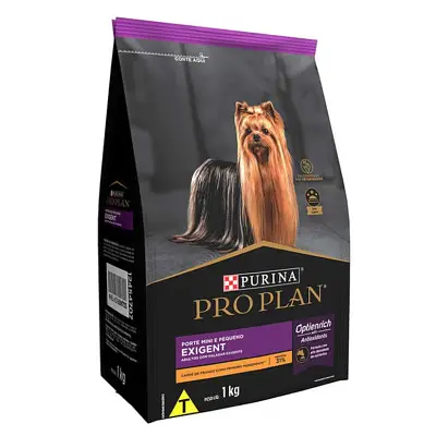 Ração Seca Nestlé Purina Pro Plan Exigentes Frango para Cães Adultos Raças Pequenas 1kg