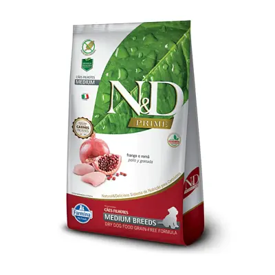 Ração N&D Prime Cães Filhotes Frango Raças Médias 2,5kg