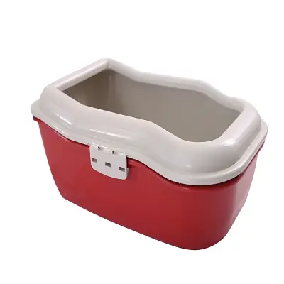 Bandeja Higiênica Gatos Duracats Furbox Vermelha