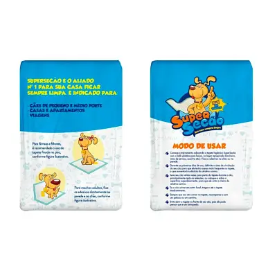 Tapete Higiênico Petix Super Secão Slim Cães 30 Unidades