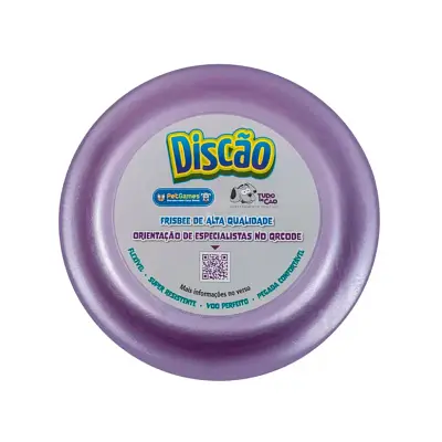 Brinquedo Cães Pet Games Discao Lilás