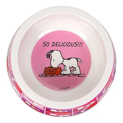 Comedouro Para Cães Melamina Snoopy Quadpink Zooz Pets 450ml