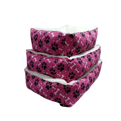 Cama para Cães e Gatos CamaPet Ossinho Ovelha Pink Tamanho G