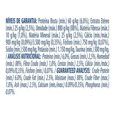 Ração Úmida Faro para Gatos Adultos Sabor Fígado Sachê 85g