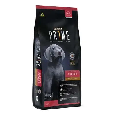 Ração Special Dog Prime Júnior Cães Filhotes Raças Grandes 15kg