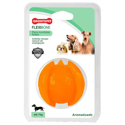 Bola Flexibone Cães Até 7kg Odontopet