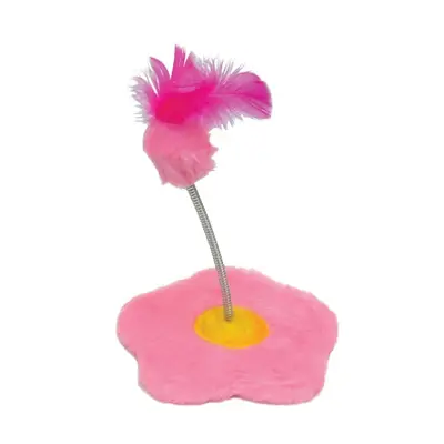 Brinquedo Flor para Gatos Rosa São Pet