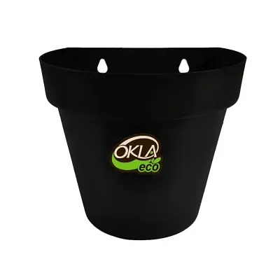 Vaso Parede Bari Eco Preto Okla 2,7L