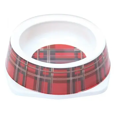Comedouro Gatos Jambo Plástico Tartan