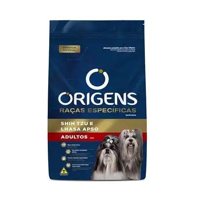 Ração Origens Cães Adultos Shihtzu/Lhasa 3kg