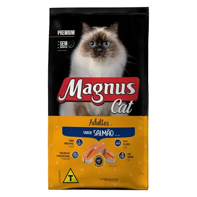 Ração Magnus Premium Gatos Adultos Salmão 10,1kg