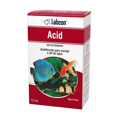 Condicionador De Água Para Aquário Acid Labcon 15ml