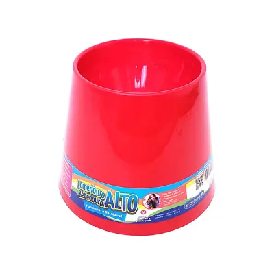 Comedouro e Bebedouro Cães Pet Games Alto Vermelho Tam.M