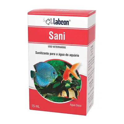 Condicionador De Água Para Aquário Sani Labcon 15ml
