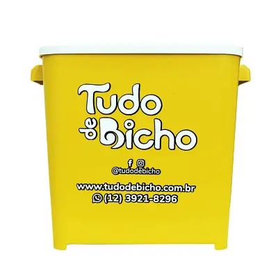 Porta Ração Amarelo 6kg