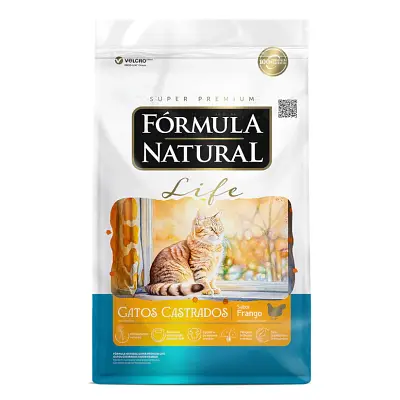 Ração Fórmula Natural Gatos Castrados Frango 7kg