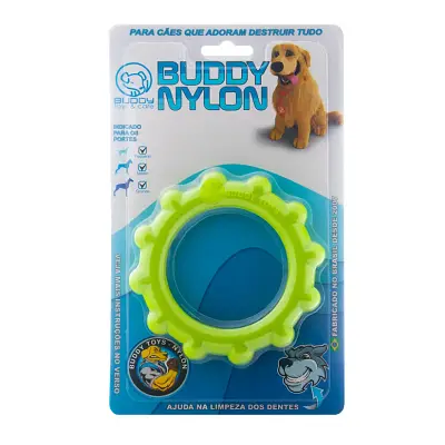 Brinquedo Cães Buddy Toys Disco Nylon