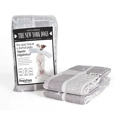 Tapete Higiênico Cães The New York Dogs Grande 7 Unidades
