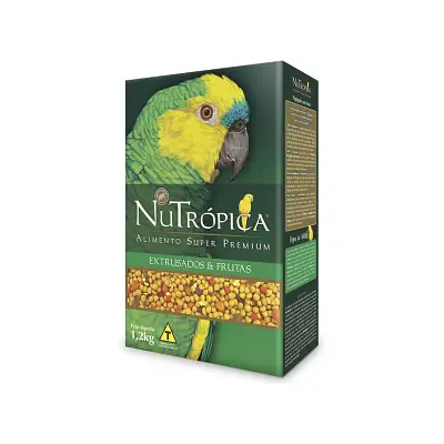 Ração para Papagaio com Frutas Nutropica 1,2Kg