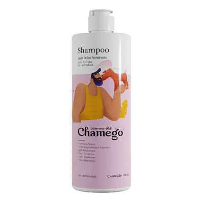 Shampoo Cães Chamego Pele Sensível 500ml