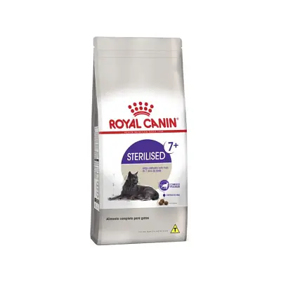 Ração Royal Canin Sterilised Indoor 7+ para Gatos 400g