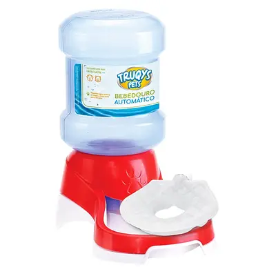 Bebedouro Automático Ice Truqys Pets para Pets Vermelho 2L