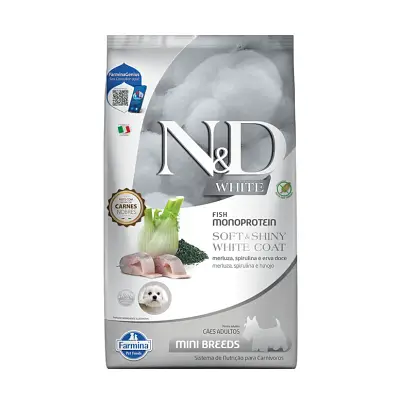 Ração ND White Para Cães adultos Mini 2kg
