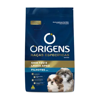 Ração Origens Cães Filhotes Shihtzu/Lhasa 3kg